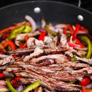 Fajitas de res caribeñas