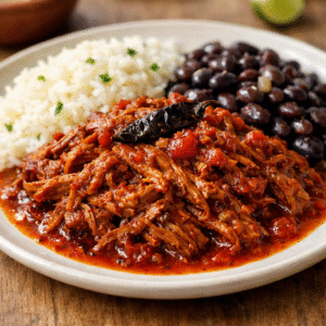Carne mechada mexicana picante