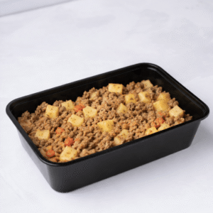 Picadillo de papa con carne molida