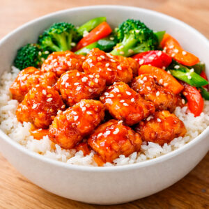 Pollo a la Naranja Bowl