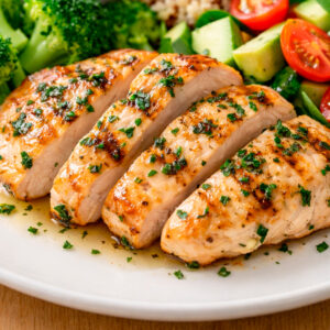 Pollo a la plancha a las hierbas