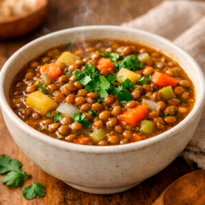 Sopa de lentejas