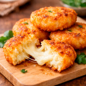 Tortas de yuca con queso