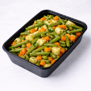 Picadillo de vainica con zanahoria