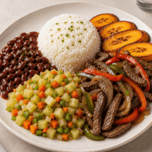 Casado con fajitas de res