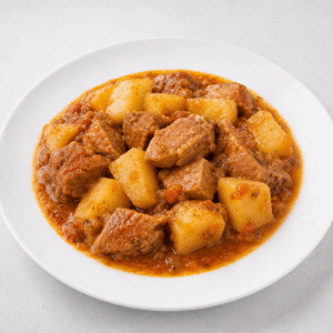 Guiso de cerdo con papas