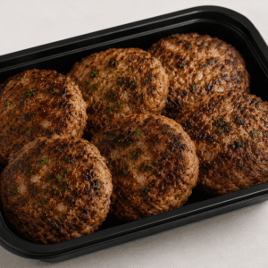 Tortas de carne molida arregladas