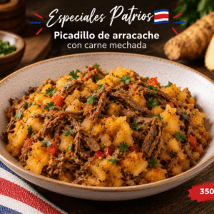 Especiales Patrios 🇨🇷 Picadillo de arracache con carne mechada (350g)