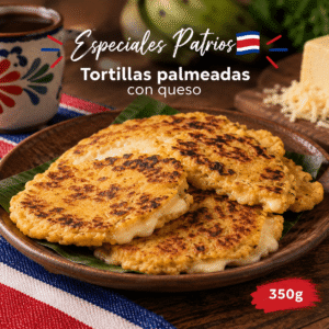 Especiales Patrios 🇨🇷 Tortillas palmeadas con queso (350g)